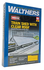 2984 Train Shed with Clear Roof HO