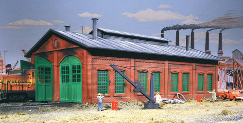 3007 2-Stall Enginehouse HO