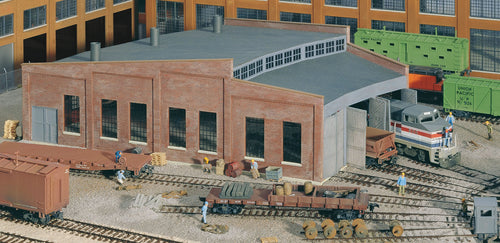 3041 Three-Stall Roundhouse HO