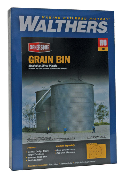 3123 Big Grain Storage Bin HO