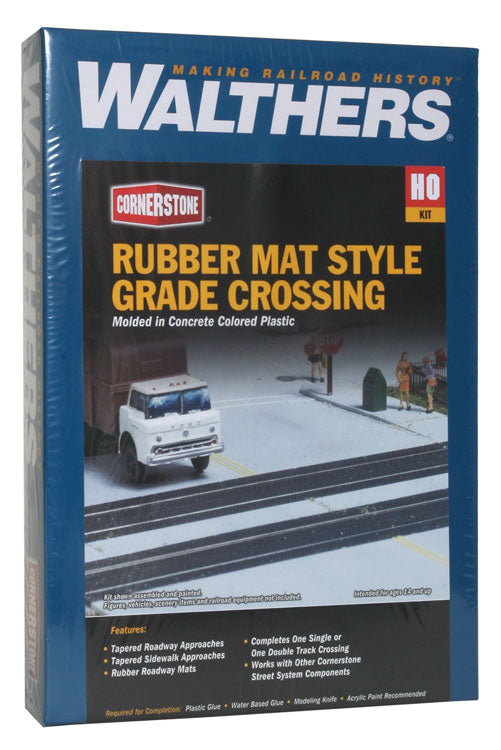 3137 Rubber Mat Style Grade Crossing HO