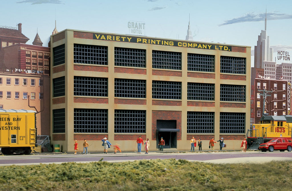 3161 Variety Printing Background Building HO