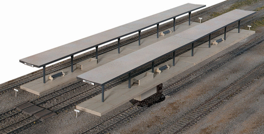 3175 Butterfly Style Station Platform Shelter HO