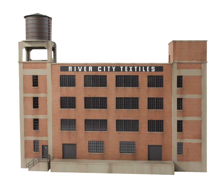 3178 River City Textiles Background Building HO