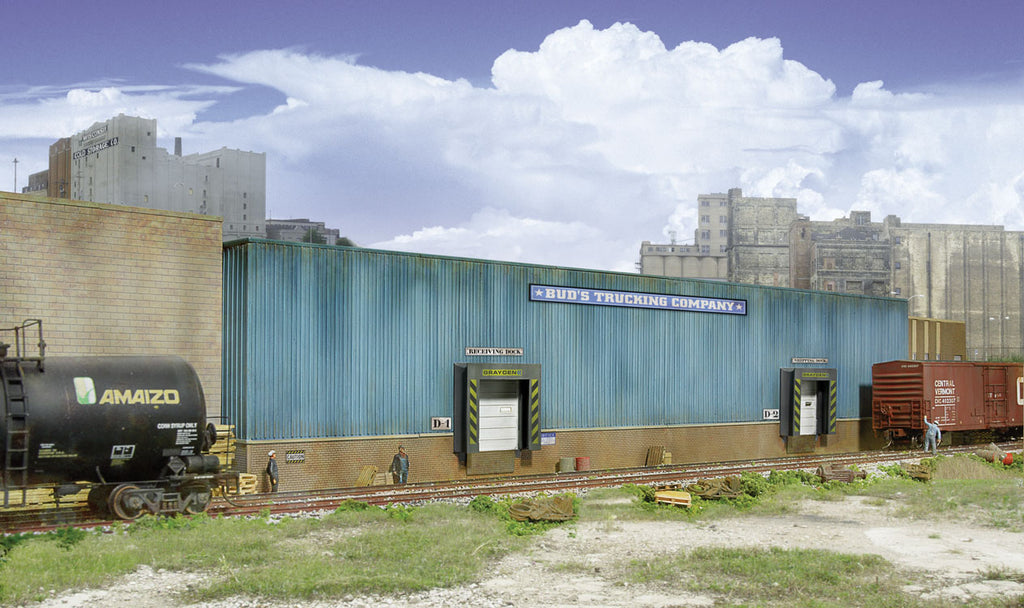 3192 Bud's Trucking Company Background Building HO