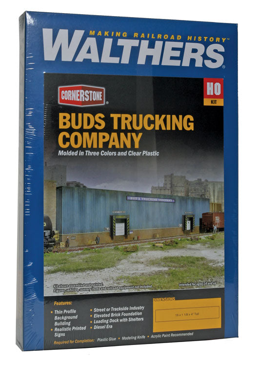 3192 Bud's Trucking Company Background Building HO