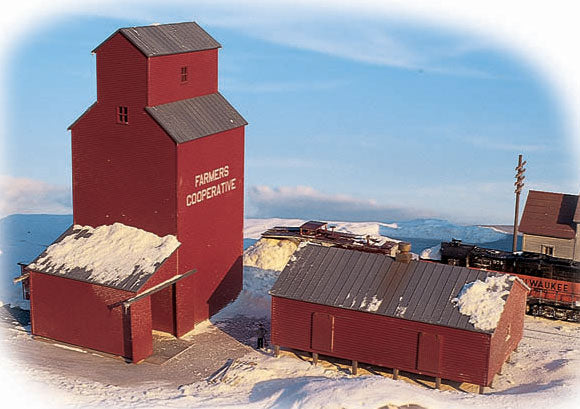 3238 Farmer's Co-op Rural Grain Elevator N