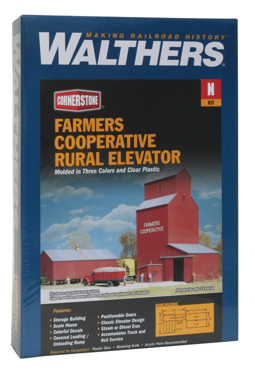 3238 Farmer's Co-op Rural Grain Elevator N