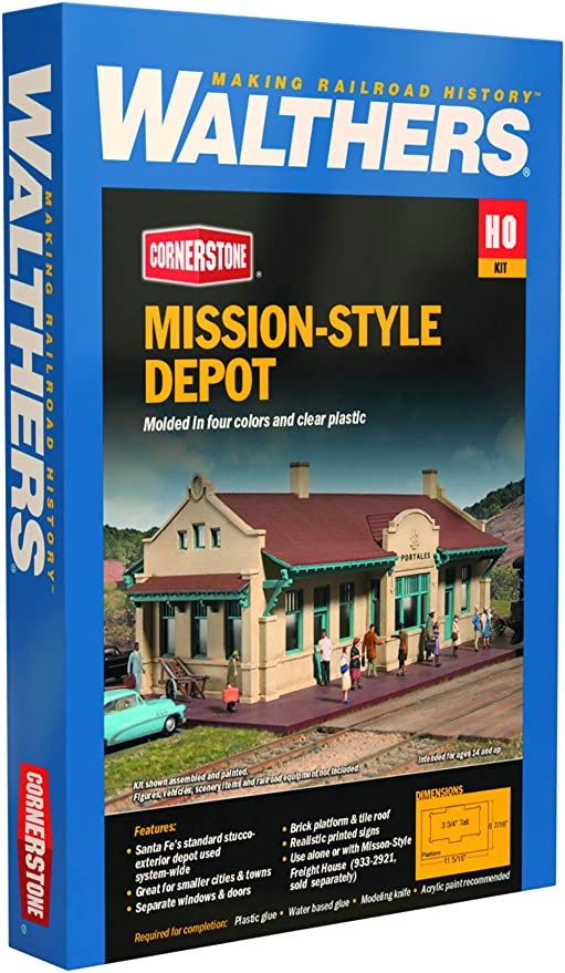 2921 Mission-Style Freight House HO