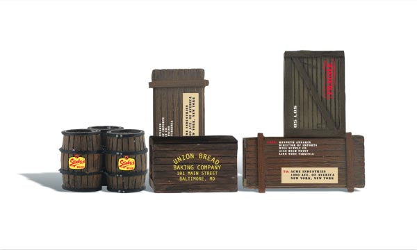 Wooden Crates & Barrels
