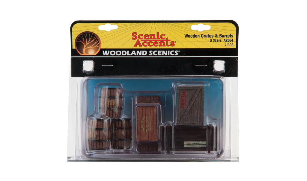 Wooden Crates & Barrels
