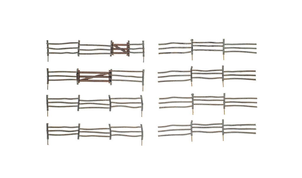 Log Fence w/Gates 192' HO