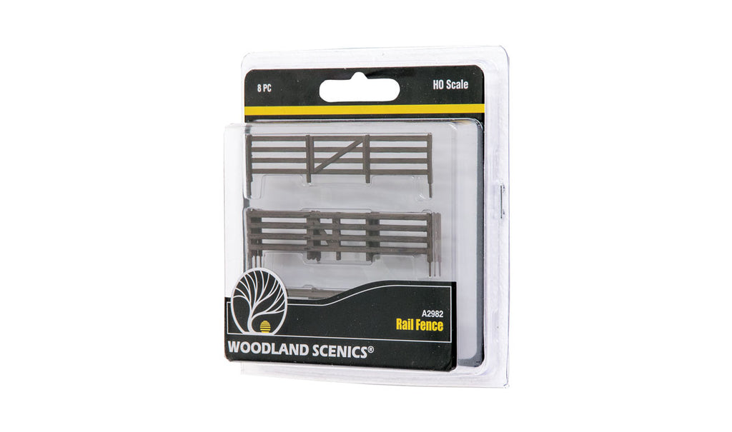 Rail Fence w/Gates Kit HO