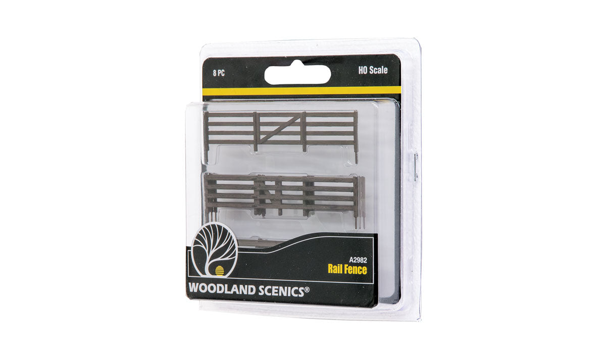 Rail Fence w/Gates Kit HO