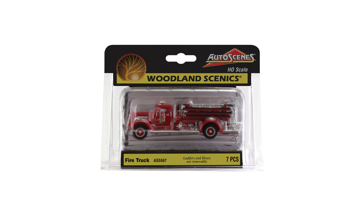 Fire Truck 1950s Red