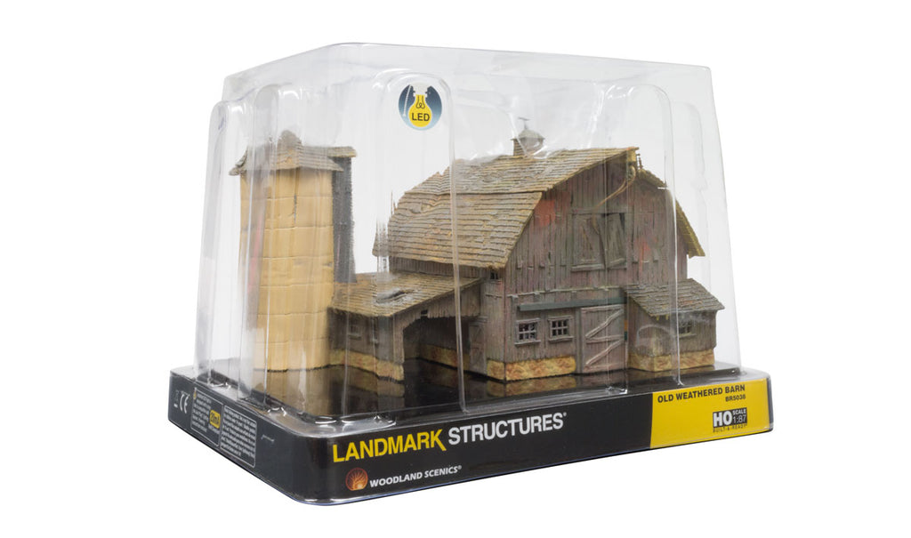 B&R Old Weathered Barn HO