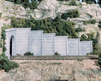 Retaining walls cncrte 6/