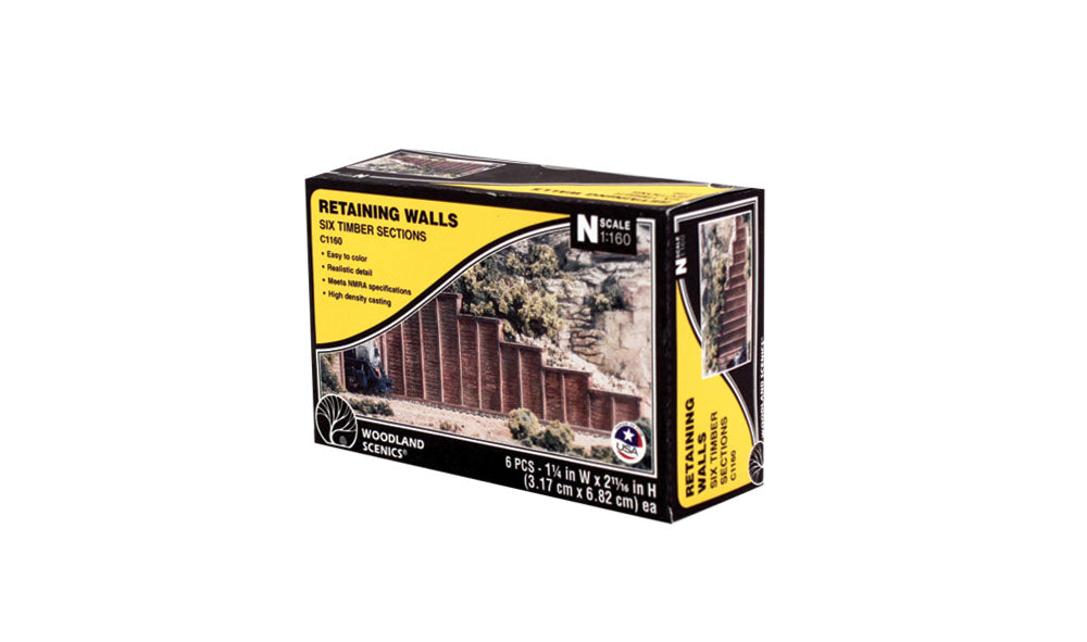 Retaining walls timber 6/