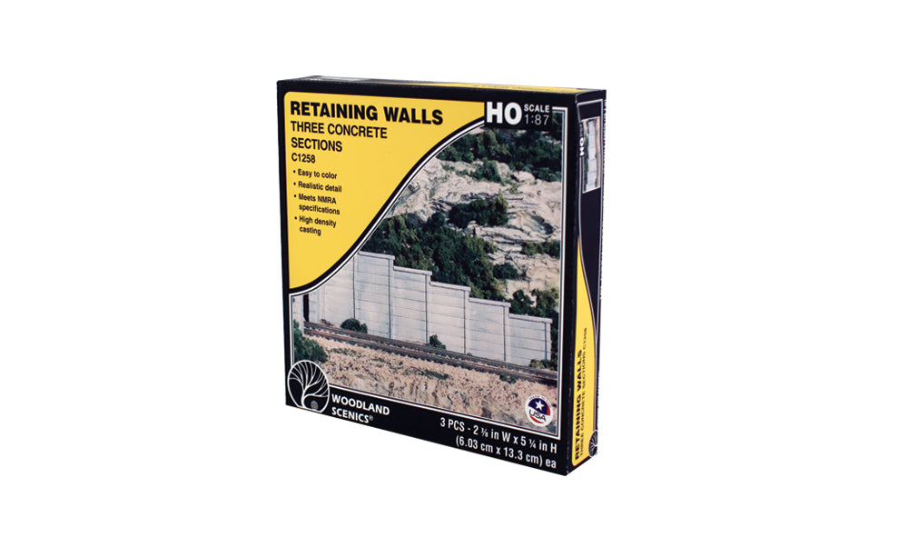 Retaining Wall Cncrt 3/