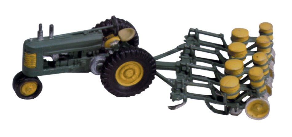 Tractor w/4-Row Seeder