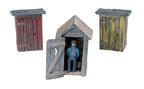 Outhouses w/Man 3/