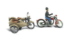 Motorcycles (2) & sidecar