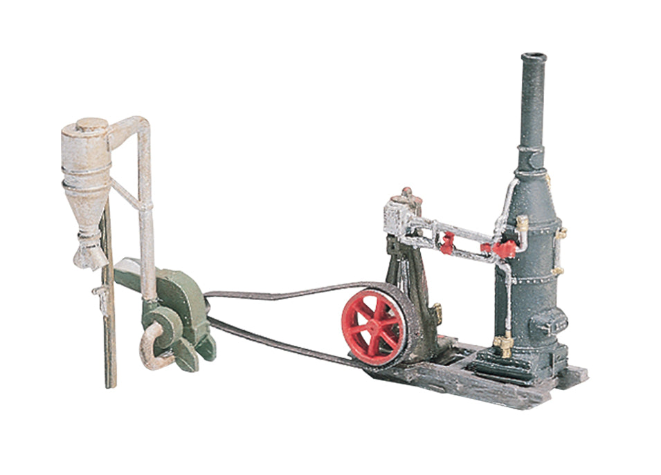 Steam engine & hammermill