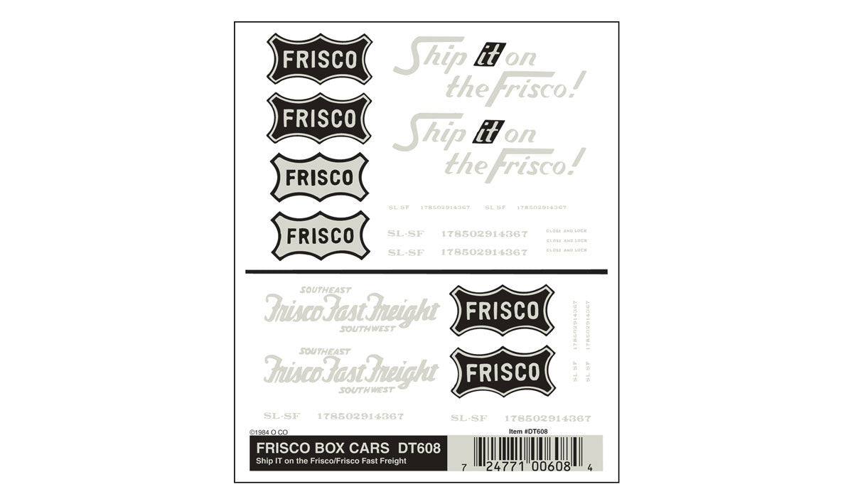 DT SLSF box cars