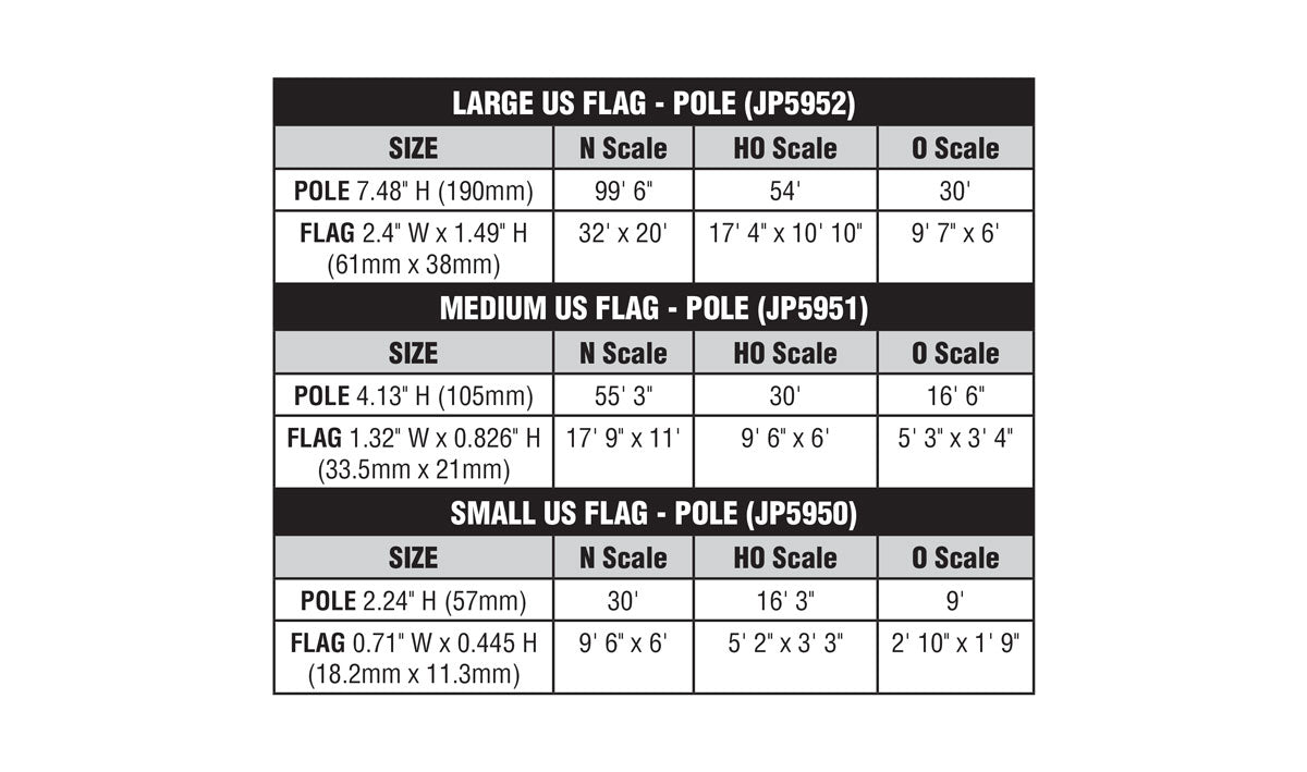 U.S. Flag & Pole Small