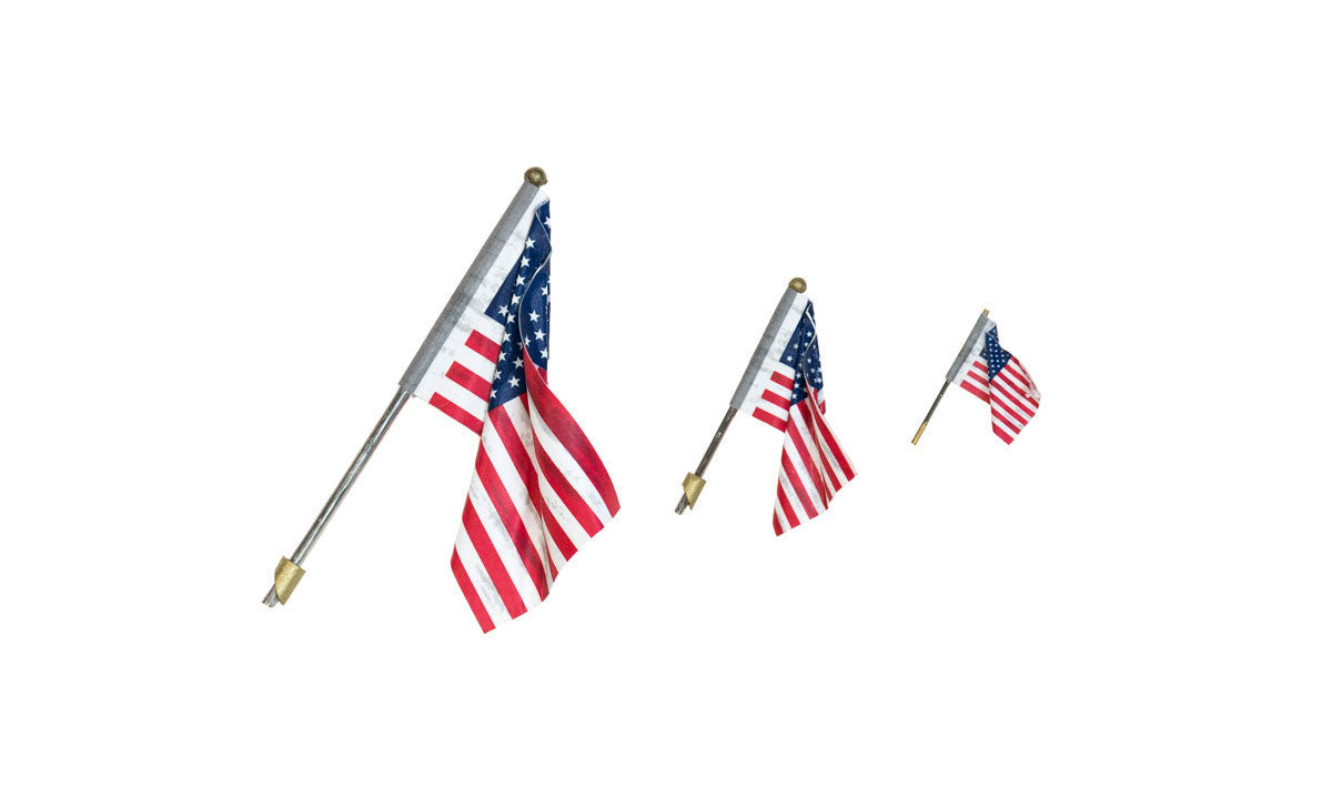 U.S. Flag Wall Mount Sml