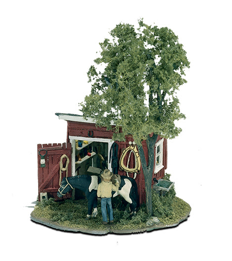 M-S Tack Shed w/horse
