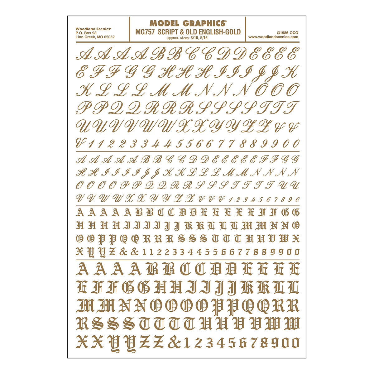 DT Old Eng & Script gold