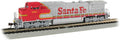Dash 8-40CW DCC Santa Fe