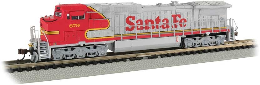 Dash 8-40CW DCC Santa Fe