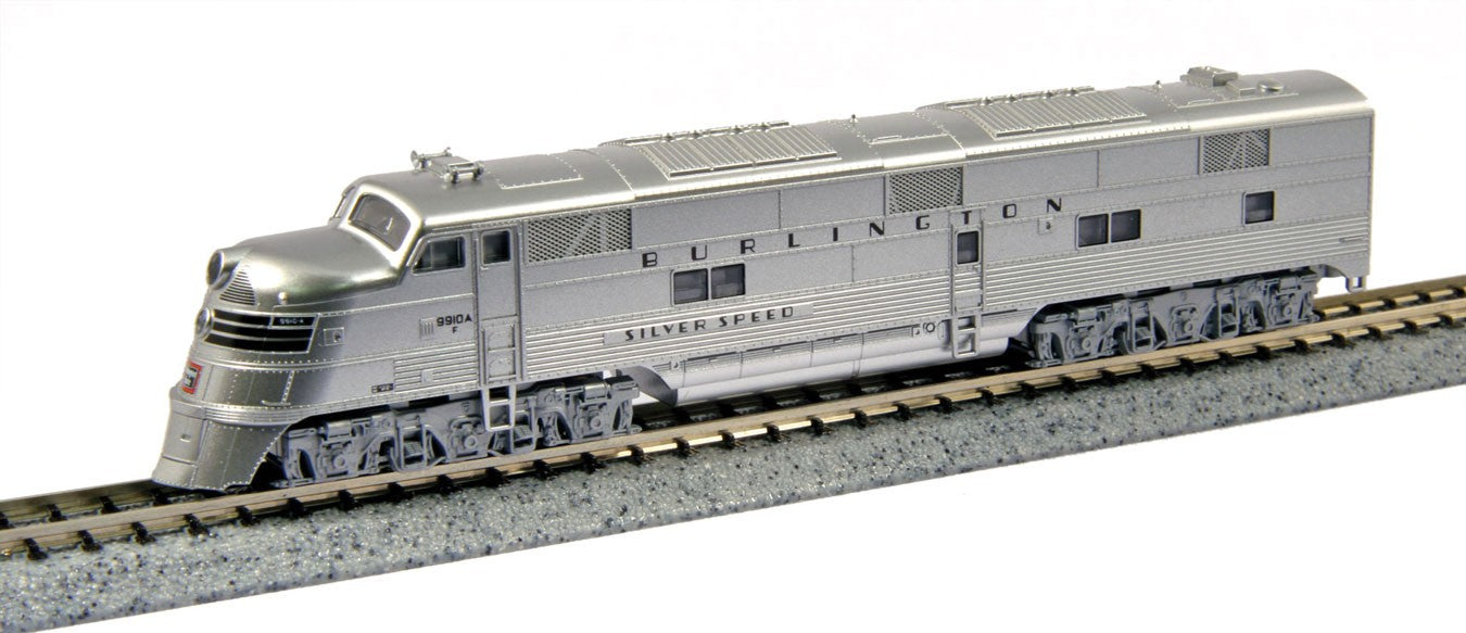 EMD E5A CB&Q#9910A SlvSpd
