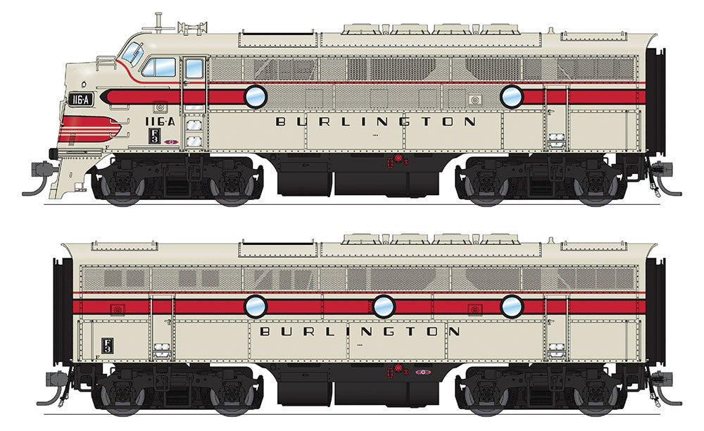 EMD F3 A/B w/Snd CB&Q
