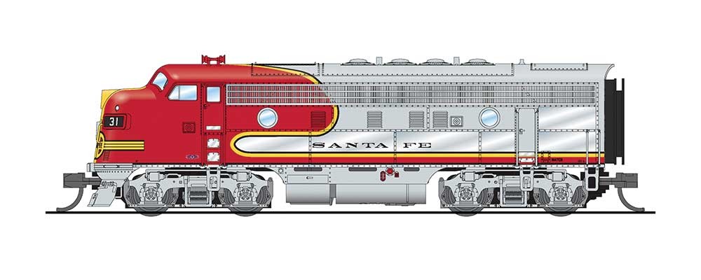 EMD F3A DCC ATSF 31C