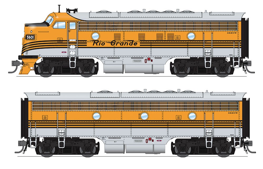 EMD F7A-B w/Snd DRGW