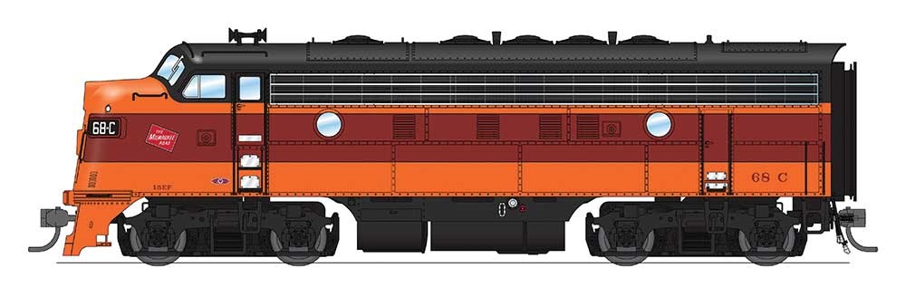 EMD F7A w/Snd MILW #84D