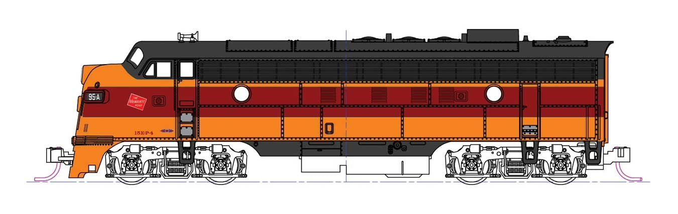 EMD FP7A MILW #95C