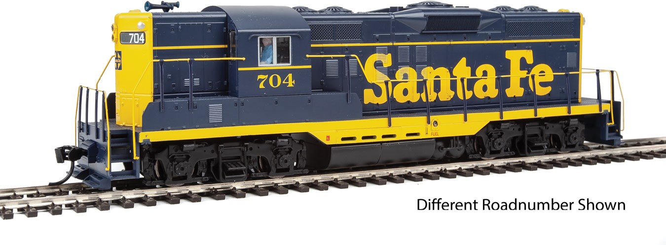 GP9 Hi Hood DCC ATSF #711