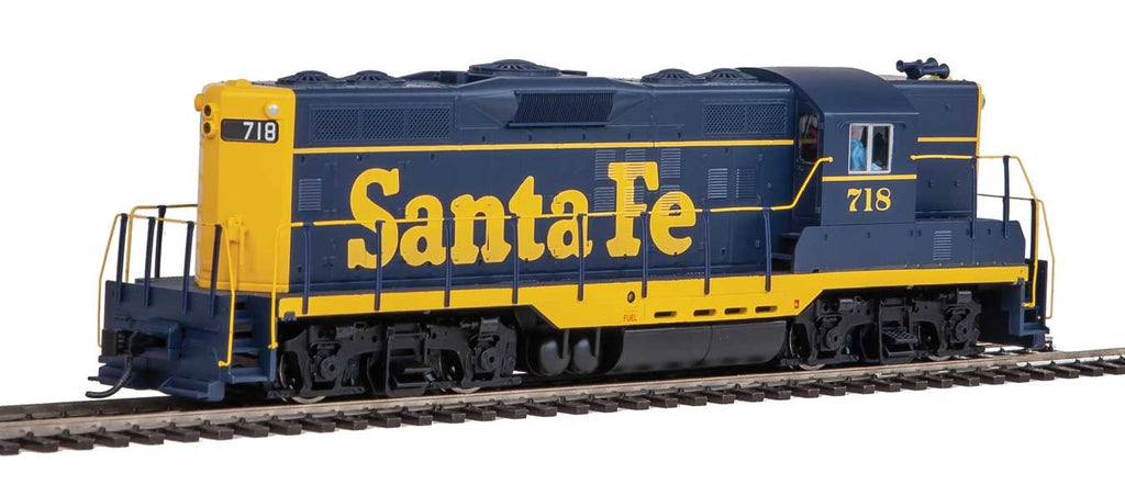 GP9 Hi Hood DC ATSF #718