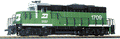 EMD GP9M RTR BN #1709