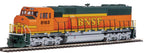 SD60M 2wn DC BNSF #8163