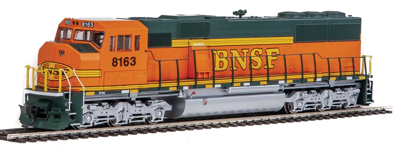 SD60M 2wn DC BNSF #8163