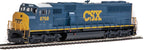 SD60M 2wn DC CSX #8768