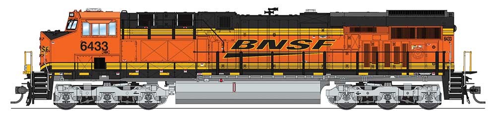 GE ES44AC DCC BNSF 6437