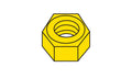 Hex nut #00-90         5/