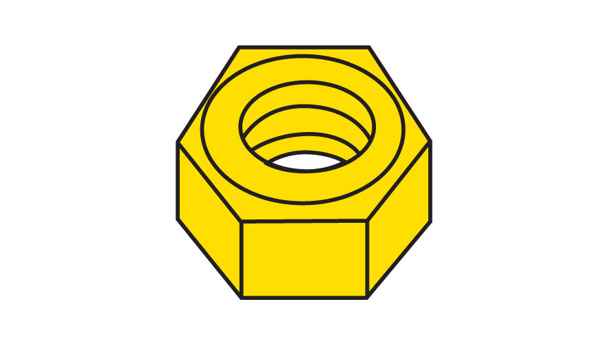 Hex nut #1-72          5/