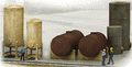 3197 Industrial Tanks Detail Set HO